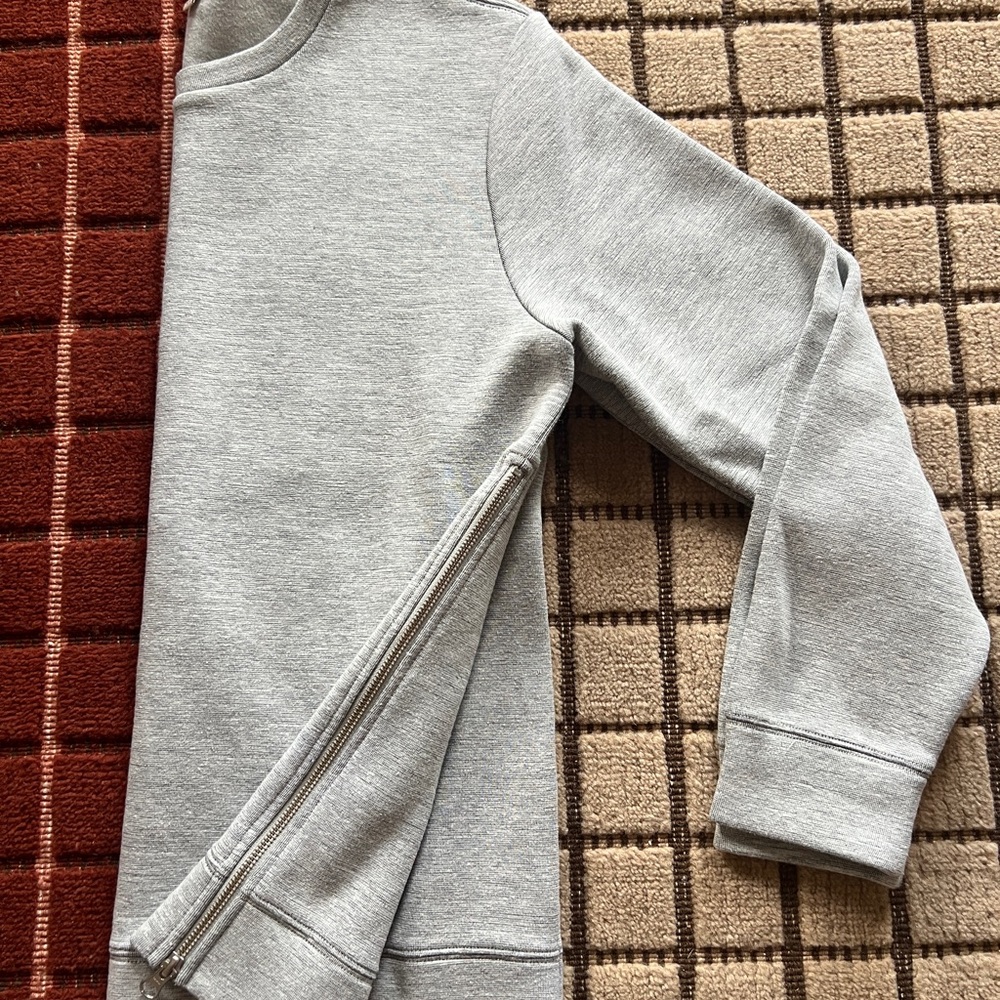 Club Monaco Tech Side Zip Crewneck Sweatshirt - Picture 2 of 11